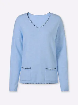 heine Pullover eisblau-meliert – Produktbild 1 von 1
