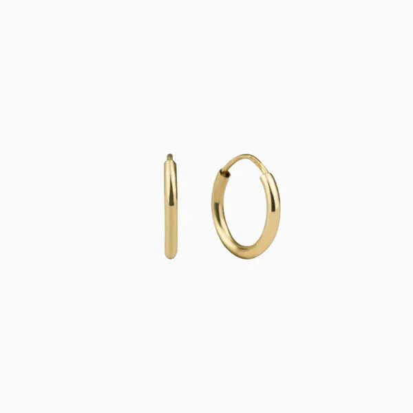 Paeoni Colors Paeoni Colors Klassische Creolen-Ohrringe aus 18k Gold Vermeil, 925 Sterling Silber – Produktbild 1 von 4