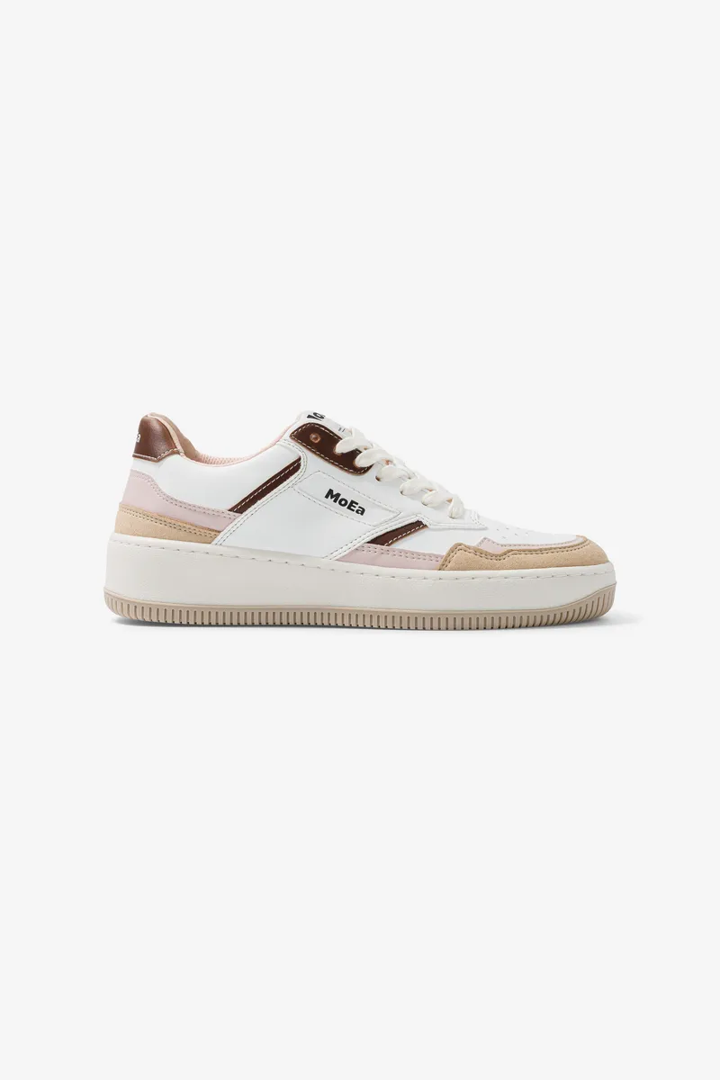 MoEa MoEa Herren vegan Sneaker Gen1 Mais Rosa & Braun, Rosa, – Produktbild 1 von 2