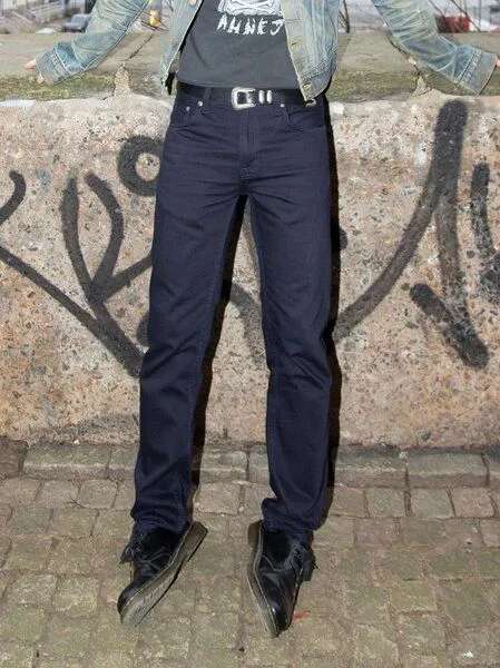 Nudie Jeans Nudie Jeans Straight Fit Jeans Gritty Jackson - Everblue – Produktbild 2 von 5