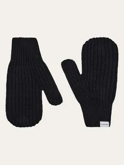 KnowledgeCotton Apparel KnowledgeCotton Apparel Lambswool Patent Knit Gloves – Produktbild 1 von 1