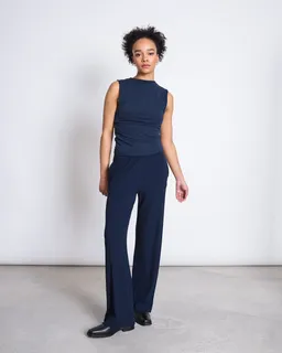 JAN N JUNE JAN 'N JUNE Damen vegan Top Mit Rüschen Rafo Nightfall – Produktbild 1 von 1