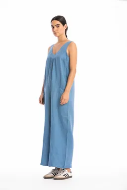 RAVENS VIEW IBIZA RAVENS VIEW IBIZA Damen vegan Jumpsuit Aura Maui Blau – Produktbild 1 von 1