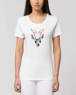 Human Family Human Family Bio Damen Rundhals-T-Shirt "Fawn" aus Bio-Baumwolle – Produktbild 1 von 1