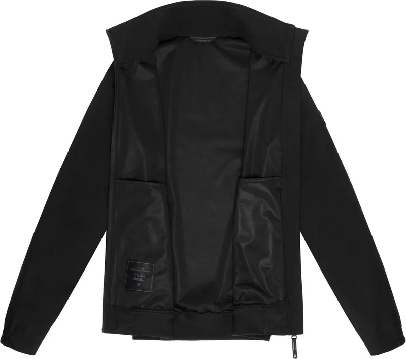 ragwear ragwear Outdoorjacke Collwie wasserdichte Herren Übergangsjacke mit hohem Kragen, Schwarz, – Produktbild 1 von 4