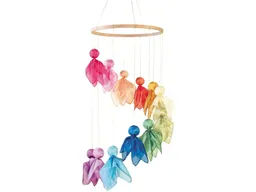 Wollmanufaktur Filges Baby Mobile Feentanz Bastelset, Seide, Regenbogenfarben 12 Feen – Produktbild 1 von 1