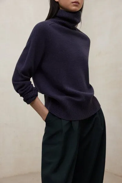 ECOALF ECOALF Pullover CAQUI woman, Lila, – Produktbild 3 von 3