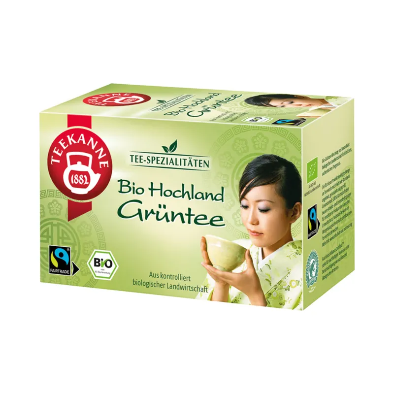 Teekanne Teekanne Fairtrade Bio Hochland-Grüntee, 20 Teebeutel im Kuvert – Produktbild 1 von 1