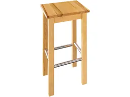 Barhocker "Paul" 35 x 35 x 70 cm, Kernbuche – Produktbild 1 von 1