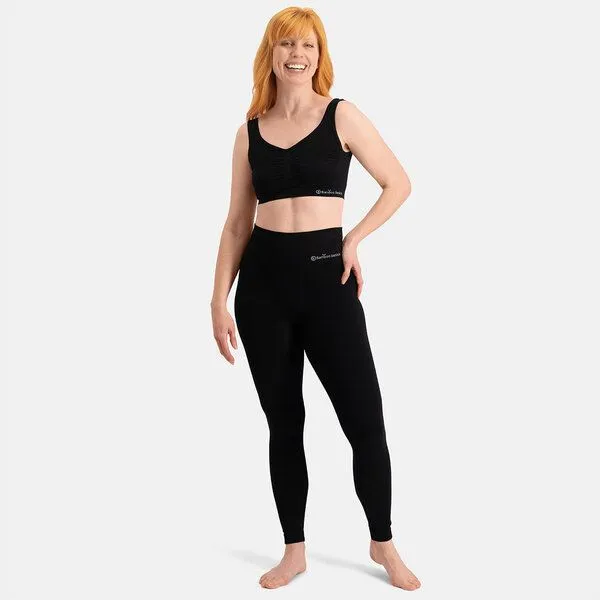 Bamboo Basics BAMBOO BASICS Nahtlose Leggings CLAIRE, Schwarz, – Produktbild 2 von 4