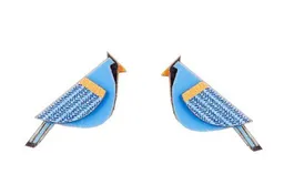 BeWooden BeWooden Holzohrringe Blue Cutebird – Produktbild 1 von 1