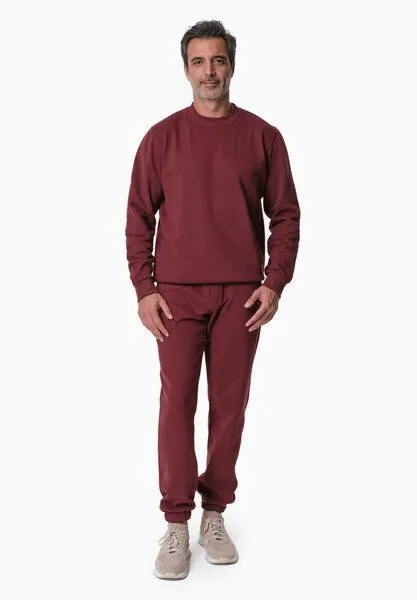 ORGANICATION ORGANICATION SCOTT | Sweatshirt aus Bio-Baumwolle, Bordeaux, – Produktbild 2 von 3