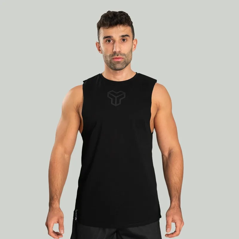 GymBeam OG1 STRIX Essential Cut-Off Tank Top in Black XXL – Produktbild 1 von 1