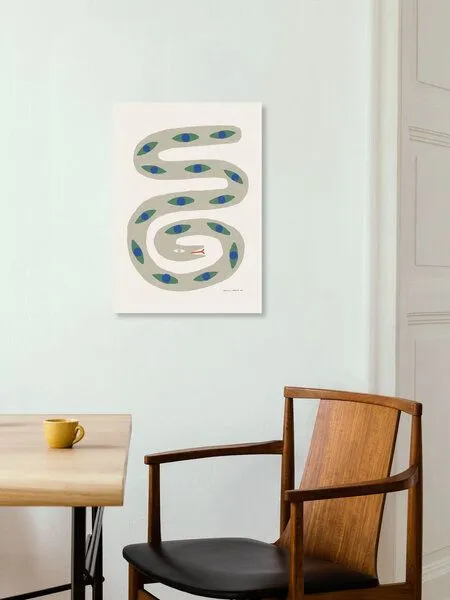 Photocircle Photocircle Wandbild / Poster / Leinwand - Snake print – Produktbild 3 von 4