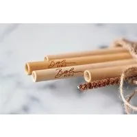 Balu Bowls Balu Bowls Hochwertige Bambus Strohhalme I Mit Reinigungsbürste & Jutetäschchen – Produktbild 1 von 1
