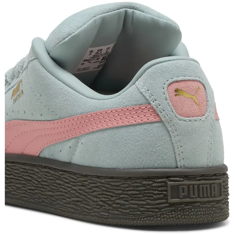 Puma Puma Suede XL Kinder Sneaker, grün, 38 ½ EU, Grün, – Produktbild 3 von 5