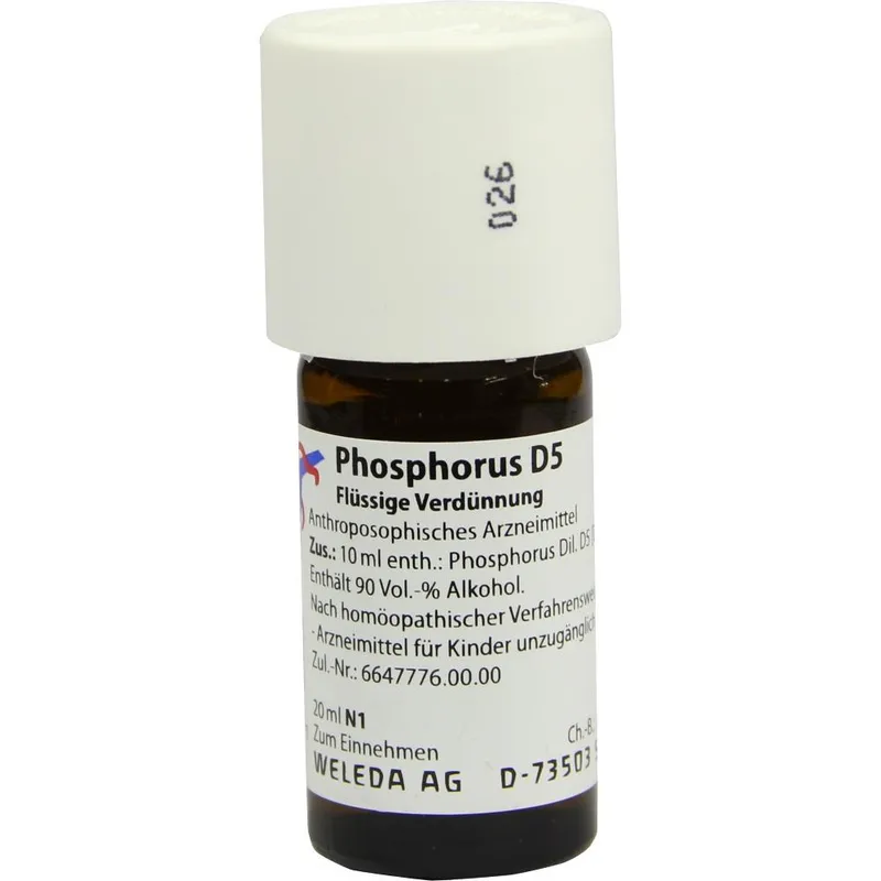 Weleda WELEDA PHOSPHORUS D 5 Dilution 20 ml Dilution – Produktbild 1 von 1