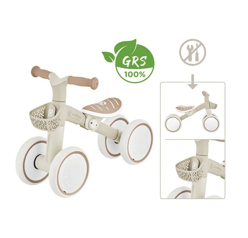 Globber Globber Laufrad Learning Bike Eco - Laufrad, Rutscher, Beige, – Produktbild 1 von 5