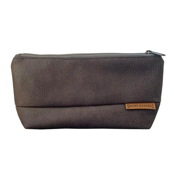 BOWLEANIES TASCHEN BOWLEANIES TASCHEN Kulturbeutel aus Lederfaserstoff, Grau, – Produktbild 2 von 3