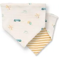 Sense Organics Sense Organics Baby Dreieckstuch mit Retro-Bus-Druck, Modell BIB – Produktbild 1 von 1