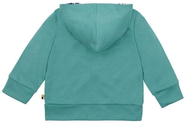 loud + proud loud + proud Babys & Kinder, Kapuzenjacke, GOTS-zertifiziert, Oregano (grün), – Produktbild 2 von 2