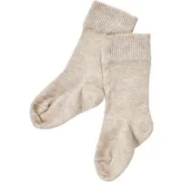 grödo Baby Kniestrümpfe Bio-Baumwolle beige-melange Gr.02, Braun, – Produktbild 1 von 1