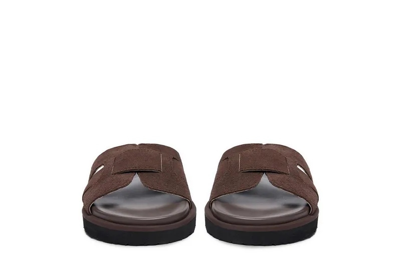 GINO ROSSI Damen-Flip-Flops, braun Badepantolette, Braun, – Produktbild 4 von 4