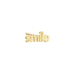 Design Letters Vocabulary Ohrstecker - vergoldet (1 pcs) – Produktbild 1 von 1