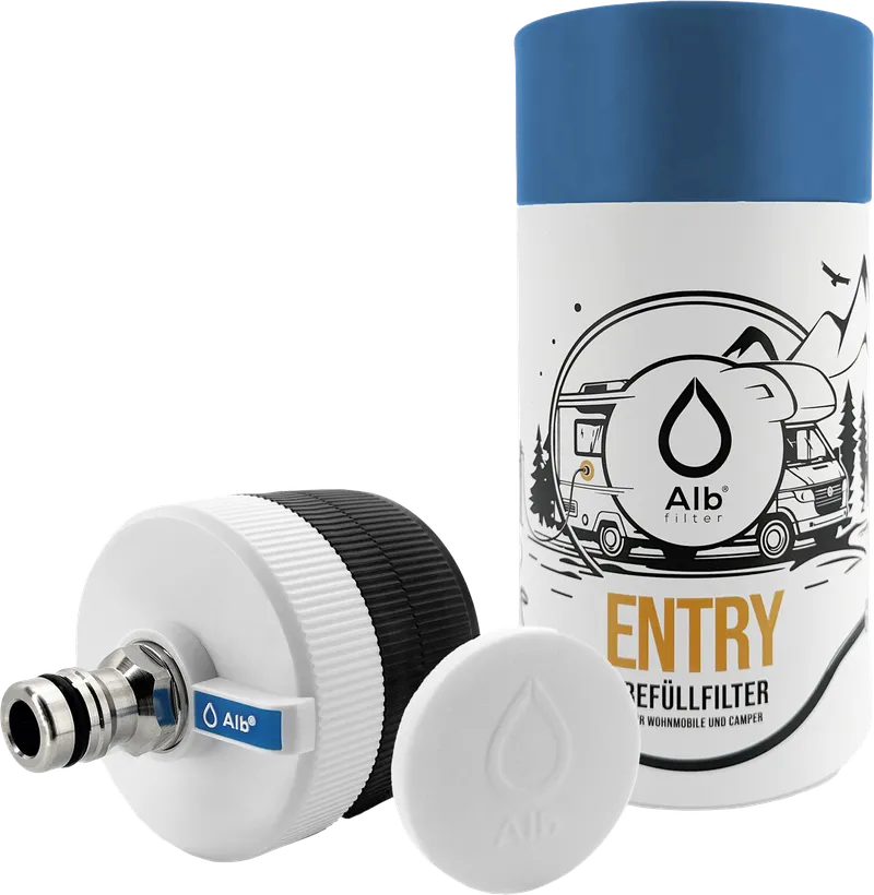 Alb Filter Alb Befülladapter Alb Entry für Wasser-Einfüllstutzen am Wohnmobil mit Filter - Trinkwasseraufbereitung von Alb Filter – Produktbild 2 von 2