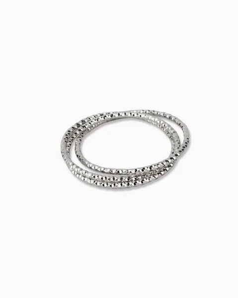 lille mus lille mus Ring 'Triple Glitzer' 925, Silber, – Produktbild 2 von 3