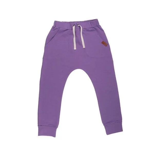 Walkiddy Kinder Jogginghose GOTS zertifiziert Bio-Baumwolle mit Elasthan, Lila, Walkiddy – Produktbild 1 von 1