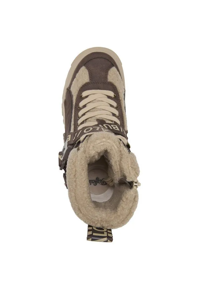 Buffalo Buffalo Aspha Com1 Warm Vegan Nappa/Fake Fur Stiefel, Beige, – Produktbild 3 von 5