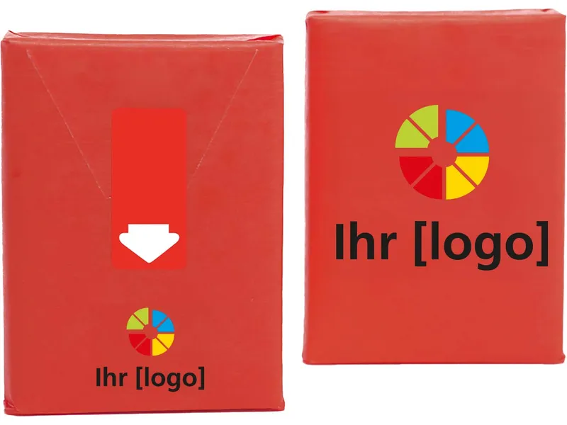 Taschentücher in FSC-Papierverpackung, Etikett rot – Produktbild 1 von 1