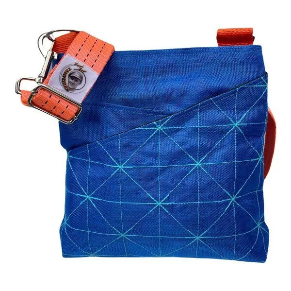 Beadbags Beadbags Umhängetasche aus reused Moskitonetz NET11TJ, Schwarz, – Produktbild 2 von 4