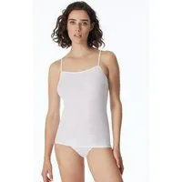 Schiesser Schiesser 2er Pack Spaghetti-Top Organic Cotton 95/5, Weiss, – Produktbild 1 von 1