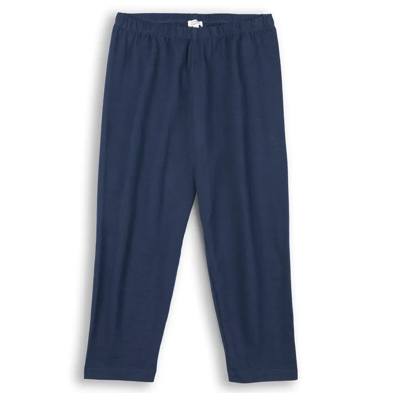 Living Crafts LIVING CRAFTS - Damen 3/4-Leggings - Blau (92% Bio-Baumwolle; 8% Elasthan), Nachhaltige Mode, Bio Bekleidung, Blau, – Produktbild 1 von 3