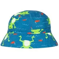 Frugi Frugi Badehut Frosch in blau LSF 50+ – Produktbild 1 von 1