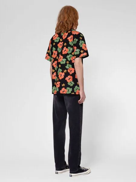 Nudie Jeans Nudie Jeans Hemd Arvid Hawaii, Black (schwarz), – Produktbild 3 von 4
