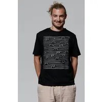 watapparel watapparel T-Shirt Unisex Doodle Dogs, Black, – Produktbild 1 von 1