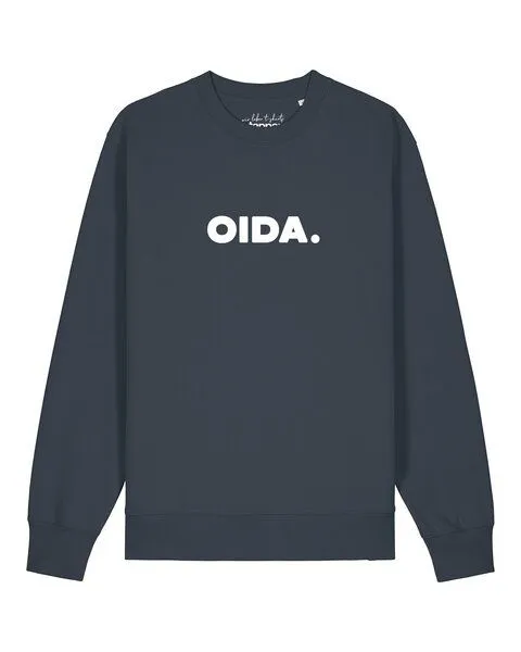 watapparel watapparel Sweatshirt Unisex Oida, India ink grey, – Produktbild 1 von 2