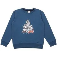 Walkiddy Kinder Sweatshirt GOTS zertifiziert – Blau mit Motiv, weich & bequem | von Walkiddy – Produktbild 1 von 1