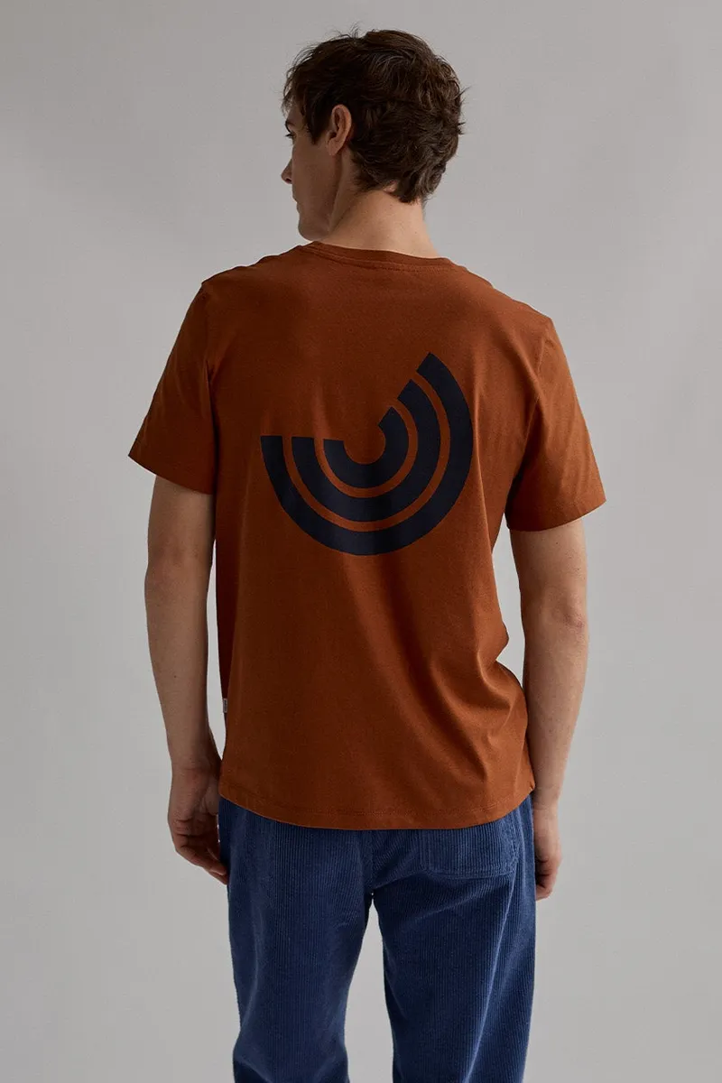 TWOTHIRDS TWOTHIRDS Herren vegan T-Shirt Cookstown Umber Orange, Schwarz, – Produktbild 2 von 2