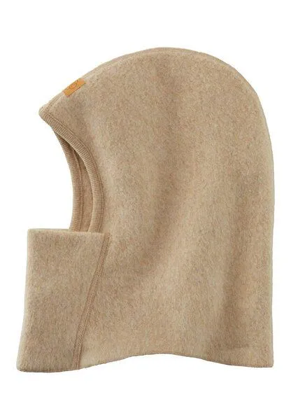 hessnatur hessnatur Fleece Kapuzenmütze aus reiner Bio-Baumwolle, Goldsand, – Produktbild 2 von 2