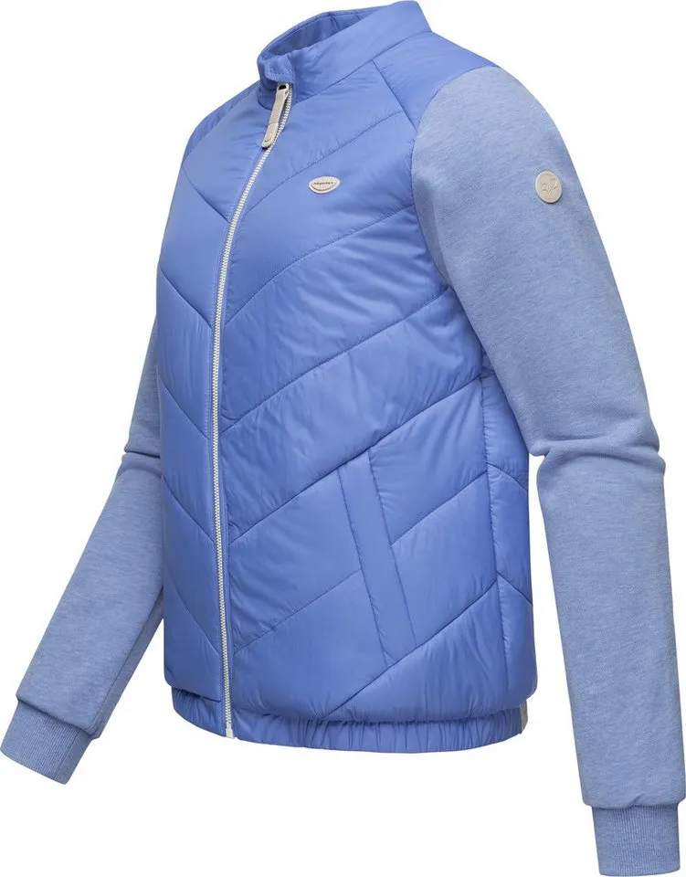 ragwear ragwear Outdoorjacke Zabava Leichte gesteppte Übergangsjacke mit weichen Ärmeln, Blau, – Produktbild 3 von 4