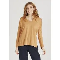 Givn Berlin Givn Berlin Damen Sweater aus TENCEL Modal "Jules", Light camel, – Produktbild 1 von 1