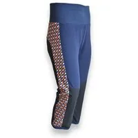 Babbily Babbily ¾ Bio-Sportleggings mit Knie- und Gesäßverstärkung, Dunkelblau, – Produktbild 1 von 1