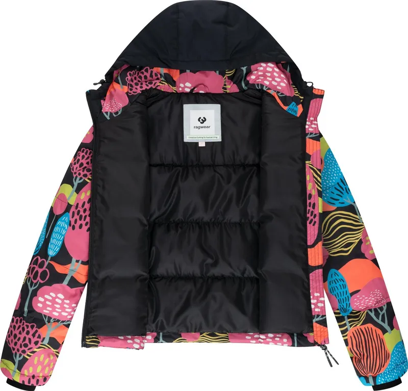 ragwear ragwear Steppjacke Amazze Print Wasserdichte gemusterte Damen Jacke für den Winter, Bunt, – Produktbild 1 von 5
