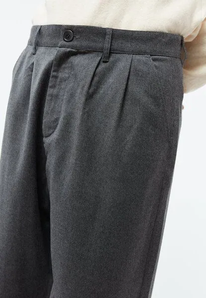 Givn Berlin Givn Berlin Hose GBLORENZ aus Wolle mit Bundfalten, Medium grey, – Produktbild 6 von 7