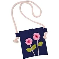 Frida Frida Kindertasche Blumen dunkelblau WOLLFILZ – Produktbild 1 von 2
