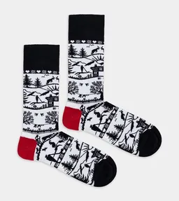 DillySocks DillySocks Socken Swiss Silhouette aus Biobaumwoll-Mix – Produktbild 1 von 1